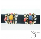 SET ANILLOS METAL RESINA