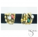 SET ANILLOS METAL RESINA