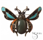 BROCHE BICHO METAL ESMALTE