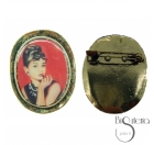 BROCHE METAL ESMALTE