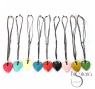 COLLAR LARGO COLGANTE RESINA