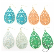PENDIENTES METAL ESMALTE