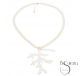COLLAR LARGO COLGANTE RESINA