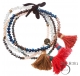 PULSERA 4 TIRAS CUENTAS