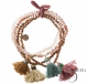 PULSERA 4 TIRAS CUENTAS