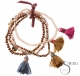 PULSERA 4 TIRAS CUENTAS
