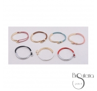 PULSERA METAL CUERO
