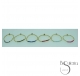 PULSERA CUENTAS METAL PIEDRAS