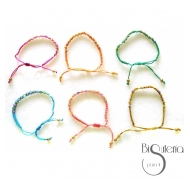 PULSERA ANUDADA CUENTAS