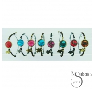 PULSERA GOMITA METAL RESINA