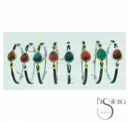 PULSERA GOMITA METAL RESINA