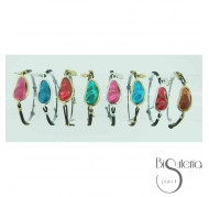 PULSERA GOMITA METAL RESINA