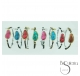 PULSERA GOMITA METAL RESINA