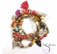 PULSERA 4 TIRAS CUENTAS METAL PIEDRAS