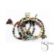 PULSERA 4 TIRAS CUENTAS