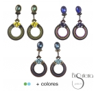 PENDIENTES METAL CUENTAS
