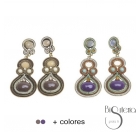 PENDIENTES CRISTAL INCRUST.
