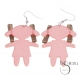 PENDIENTES MUÑECA RESINA