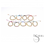 PULSERA ANILLAS NUDOS CHINOS