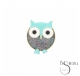 BROCHE METAL ESMALTE