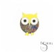 BROCHE METAL ESMALTE