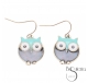 PENDIENTES METAL ESMALTE
