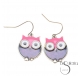 PENDIENTES METAL ESMALTE
