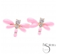 PENDIENTES METAL ESMALTE CRISTALES