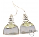 PENDIENTES METAL ESMALTE