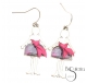 PENDIENTES METAL ESMALTE