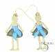 PENDIENTES METAL ESMALTE