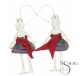 PENDIENTES METAL ESMALTE