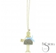 COLLAR LARGO COLG. METAL ESMALTE