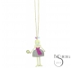 COLLAR LARGO COLG. METAL ESMALTE