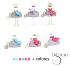BROCHE METAL ESMALTE