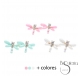 PENDIENTES METAL ESMALTE CRISTALES