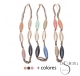 COLLAR LARGO PIEZAS METAL RESINA